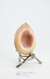 Light Purple Agate Egg Crystal - Shine by Evelyn -